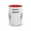 15oz Sussex Spaniel Mug, Red, front view