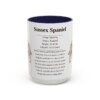 15oz Sussex Spaniel Mug, Navy, front view