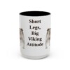 15oz-swedish-vallhund-mug-humor-black-front 15oz Funny Swedish Vallhund Mug, Black, front view