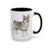 15oz-swedish-vallhund-mug-humor-black-right 15oz Funny Swedish Vallhund Mug, Black, right side view