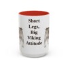 15oz-swedish-vallhund-mug-humor-red 15oz Funny Swedish Vallhund Mug, Red, front view