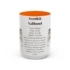 15oz Swedish Vallhund Mug, Orange, front view