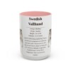 15oz Swedish Vallhund Mug, Pink, front view