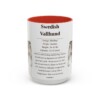 15oz Swedish Vallhund Mug, Red, front view