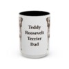 15oz-teddy-roosevelt-terrier-mug-dad-black-front 15oz Teddy Roosevelt Terrier Dog Dad Mug, Black, front view