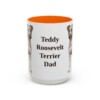 15oz-teddy-roosevelt-terrier-mug-dad-orange 15oz Teddy Roosevelt Terrier Dog Dad Mug, Orange, front view