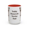 15oz-teddy-roosevelt-terrier-mug-dad-red 15oz Teddy Roosevelt Terrier Dog Dad Mug, Red, front view