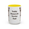 15oz-teddy-roosevelt-terrier-mug-dad-yellow 15oz Teddy Roosevelt Terrier Dog Dad Mug, Yellow, front view