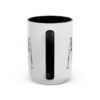 15oz Teddy Roosevelt Terrier Latin Mug, Black, back view