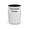 15oz Tenterfield Terrier Mug, Black, front view