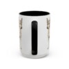 15oz Funny Tenterfield Terrier Mug, Black, back view