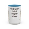 15oz Funny Tenterfield Terrier Mug, Light Blue, front view