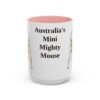 15oz Funny Tenterfield Terrier Mug, Pink, front view