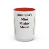 15oz Funny Tenterfield Terrier Mug, Red, front view