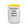 15oz Funny Tenterfield Terrier Mug, Yellow, front view