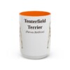 15oz Tenterfield Terrier Latin Mug, Orange, front view