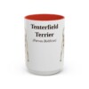 15oz Tenterfield Terrier Latin Mug, Red, front view