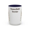 15oz Tenterfield Terrier Mug, Navy, front view