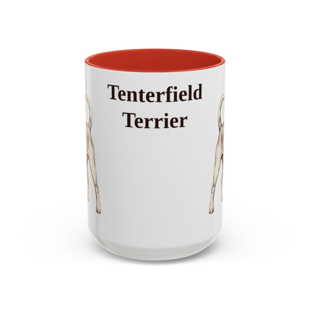 15oz Tenterfield Terrier Mug, Red, front view