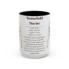 15oz Tenterfield Terrier Mug, Black, front view