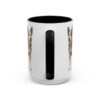 15oz Texas Heeler Latin Mug, Black, back view