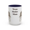 15oz-texas-heeler-mug-mom-navy 15oz Texas Heeler Dog Mom Mug, Navy, front view