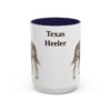 15oz Texas Heeler Mug, Navy, front view
