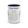 15oz Texas Heeler Mug, Navy, front view