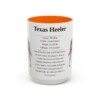 15oz Texas Heeler Mug, Orange, front view