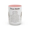 15oz Texas Heeler Mug, Pink, front view