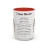 15oz Texas Heeler Mug, Red, front view