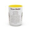 15oz Texas Heeler Mug, Yellow, front view