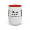15oz-tibetan-mastiff-mug-latin-red 15oz Tibetan Mastiff Latin Mug, Red, front view
