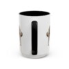 15oz Tibetan Mastiff Dog Mom Mug, Black, back view