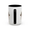 15oz Tibetan Mastiff Mug, Black, back view