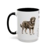 15oz Tibetan Mastiff Mug, Black, left side view