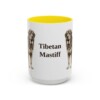 15oz-tibetan-mastiff-mug-yellow 15oz Tibetan Mastiff Mug, Yellow, front view