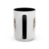 15oz Tibetan Spaniel Mug, Black, back view