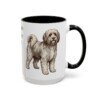 15oz-tibetan-terrier-mug-dad-black-right 15oz Tibetan Terrier Dog Dad Mug, Black, right side view