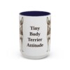 15oz-toy-fox-terrier-mug-humor-navy 15oz Funny Toy Fox Terrier Mug, Navy, front view