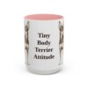 15oz-toy-fox-terrier-mug-humor-pink 15oz Funny Toy Fox Terrier Mug, Pink, front view