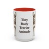 15oz-toy-fox-terrier-mug-humor-red 15oz Funny Toy Fox Terrier Mug, Red, front view