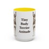 15oz-toy-fox-terrier-mug-humor-yellow 15oz Funny Toy Fox Terrier Mug, Yellow, front view