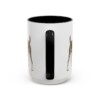 15oz Toy Fox Terrier Latin Mug, Black, back view
