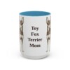 15oz-toy-fox-terrier-mug-mom-light-blue 15oz Toy Fox Terrier Dog Mom Mug, Light Blue, front view