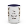15oz-toy-fox-terrier-mug-mom-navy 15oz Toy Fox Terrier Dog Mom Mug, Navy, front view
