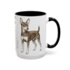 15oz Toy Fox Terrier Mug, Black, right side view