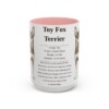 15oz Toy Fox Terrier Mug, Pink, front view
