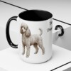 15oz Toy Poodle Mug, Black, lifestyle photo