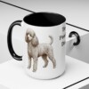 15oz Toy Poodle Dog Dad Mug, Black, lifestyle photo